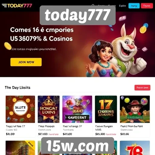 Promoções e bônus disponíveis no site Today777